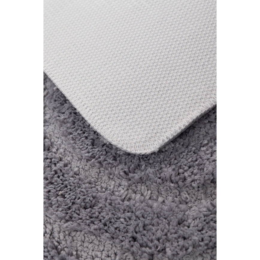 Alfombrilla de baño CARMEN 50x80 cm gris