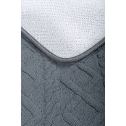Alfombrilla de baño NEW STYLE 3D 60x90 cm, gris