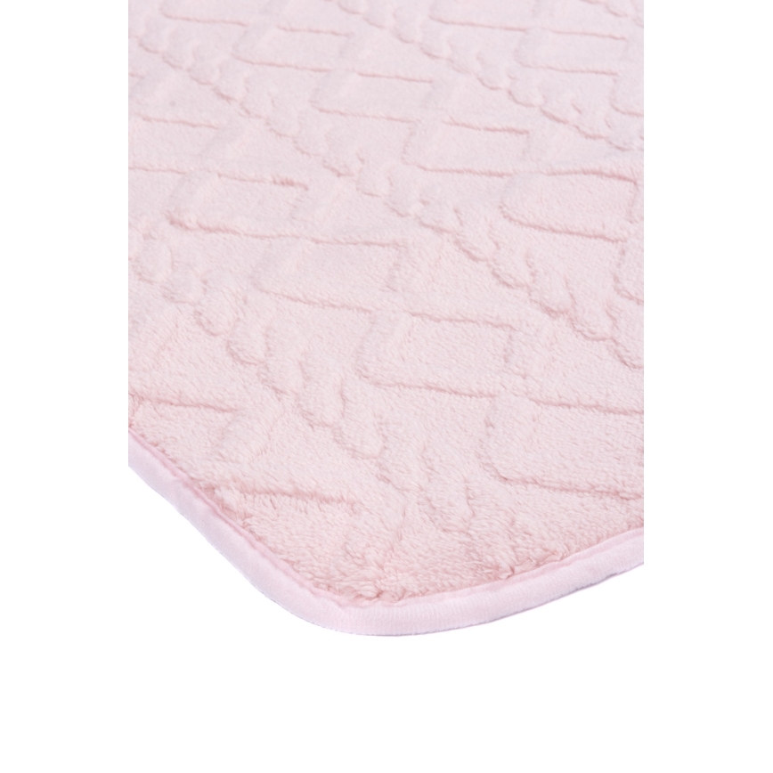 Alfombrilla de baño NEW STYLE 3D 60x90 cm rosa