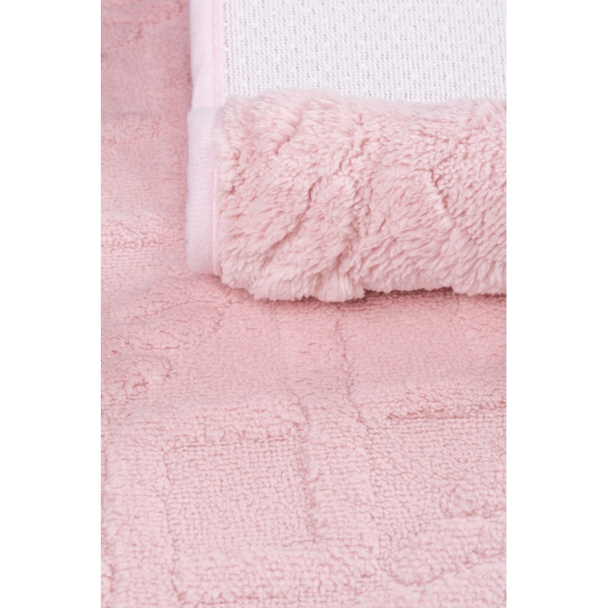 Alfombrilla de baño NEW STYLE 3D 60x90 cm rosa