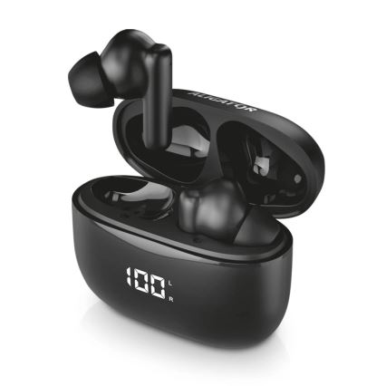 Aligator AUC001 - Combo de audio 3 en 1: auriculares de diadema 150 mAh, auriculares inalámbricos 200 mAh + 2x 30 mAh y altavoz 1200 mAh