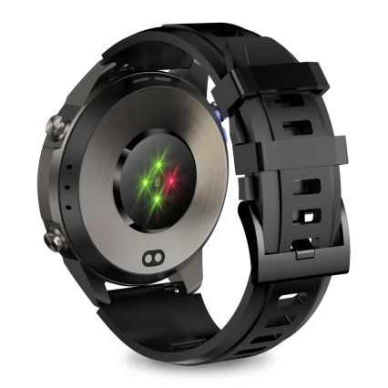 Aligator AW12BK - Reloj inteligente con GPS, batería 500 mAh, IP69K, negro