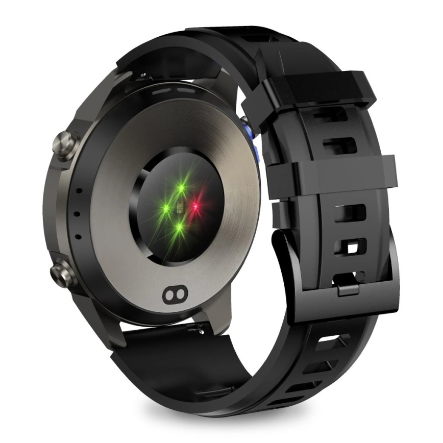 Aligator AW12BK - Reloj inteligente con GPS, batería 500 mAh, IP69K, negro