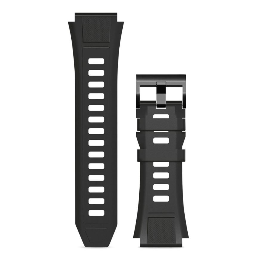 Aligator AW12BK - Reloj inteligente con GPS, batería 500 mAh, IP69K, negro
