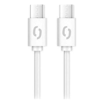 Aligator DATKP59 - cable USB-C a USB-C, 65 W Power Delivery, 2,5 m, blanco