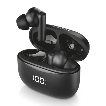 Aligator TWS06 - Auriculares inalámbricos Pods PRO 3 200 mAh + 2x 30 mAh IP30 negros