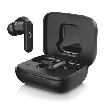 Aligator TWS07 - Auriculares inalámbricos Pods LCD + ANC 400 mAh + 2x 40 mAh IP30 negro