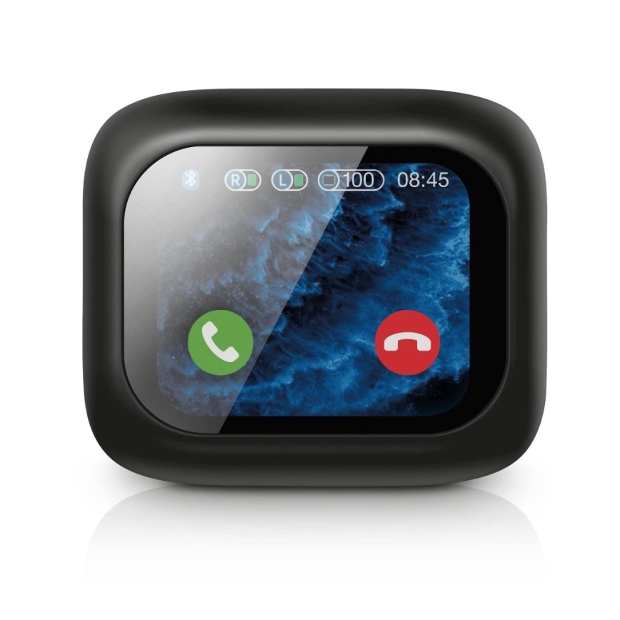 Aligator TWS07 - Auriculares inalámbricos Pods LCD + ANC 400 mAh + 2x 40 mAh IP30 negro