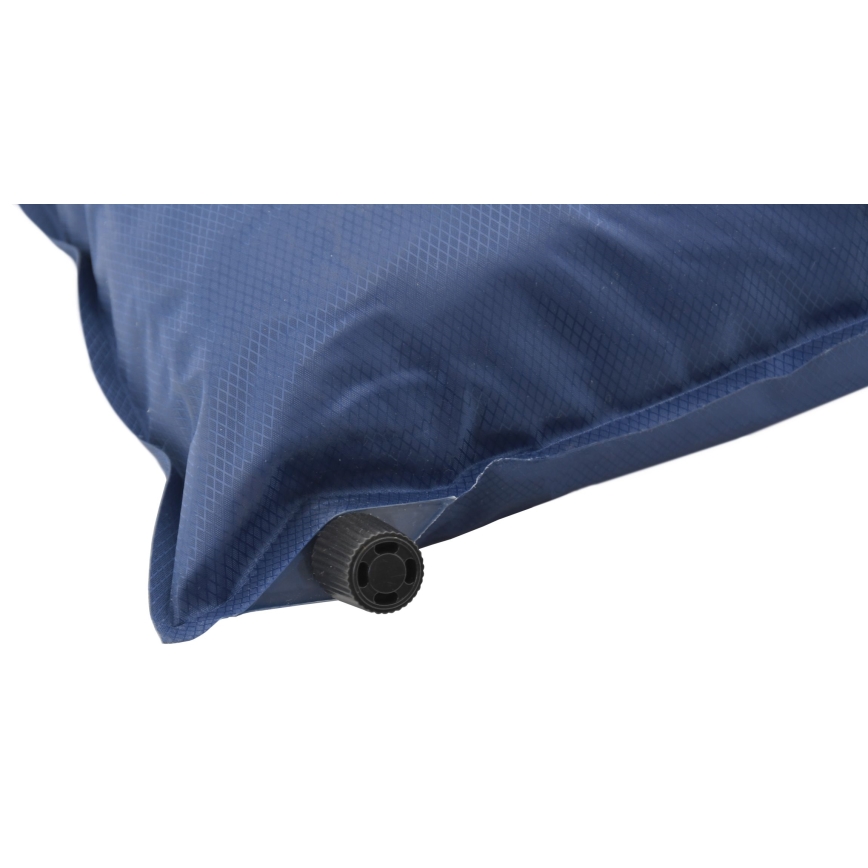 Almohada autoinflable azul