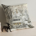 Almohada decorativa 43x43 cm beige