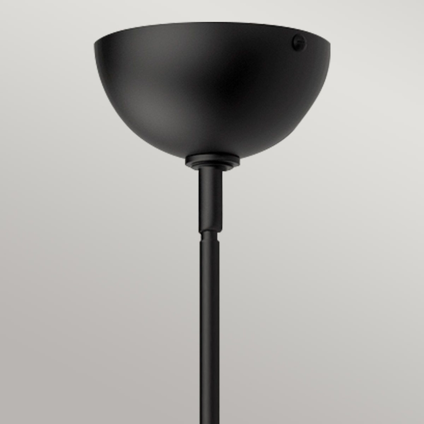 Alora Mood - Lámpara colgante con varilla JUDE 1xE27/60W/230V negra