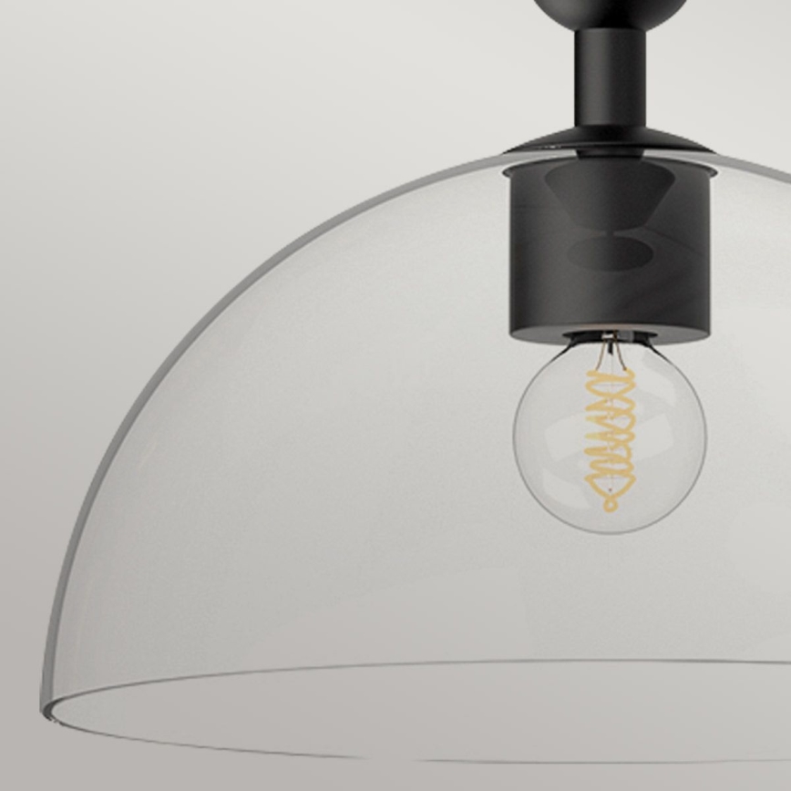 Alora Mood - Lámpara colgante con varilla JUDE 1xE27/60W/230V negra