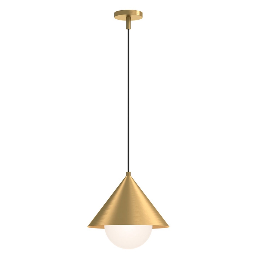 Alora Mood - Lámpara colgante con cable REMYCK 1xE27/60W/230V Ø 34,3 cm dorada