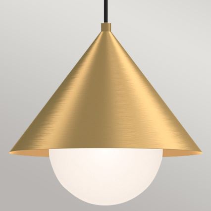Alora Mood - Lámpara colgante con cable REMYCK 1xE27/60W/230V Ø 34,3 cm dorada
