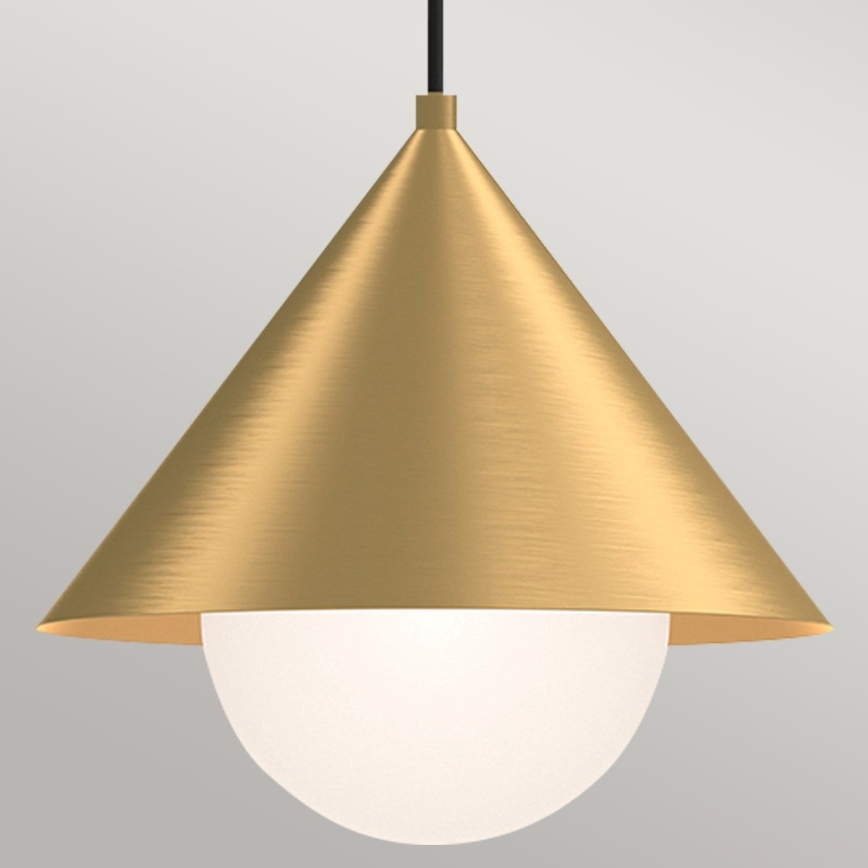 Alora Mood - Lámpara colgante con cable REMYCK 1xE27/60W/230V Ø 34,3 cm dorada