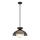 Alora Mood - Lámpara colgante con varilla PERTH 1xE27/60W/230V Ø 37,5 cm negra