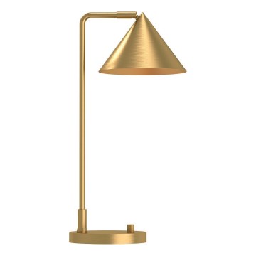 Alora Mood - Lámpara de mesa REMYCK 1xE27/60W/230V dorada