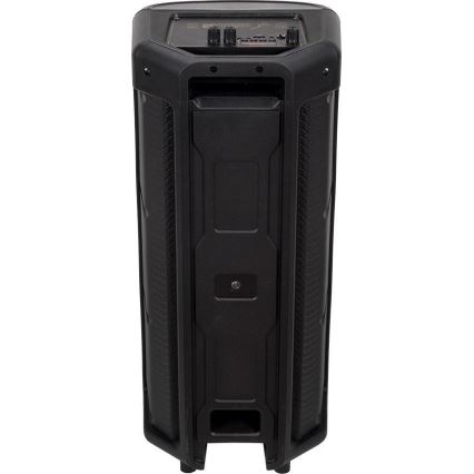 Altavoz LED RGB recargable con un micrófono 600W/2400 mAh + control remoto