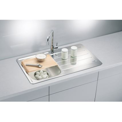 ALVEUS 1065560 - Fregadero de cocina LINE 86x50 cm acero inoxidable/satinado