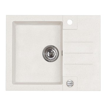 ALVEUS 1090947 - Fregadero de cocina ROCK 59,5x47,5 cm granito/blanco
