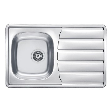ALVEUS 1098938 - Fregadero de cocina ZOOM 79x50 cm satin, para montaje superior