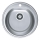ALVEUS 1116756 - Fregadero de cocina FORM de 51 cm acero inoxidable/satinado, profundidad 18,5 cm
