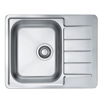 ALVEUS 1125356 - Fregadero de cocina LINE 61,5 x 50 cm acero inoxidable/satinado