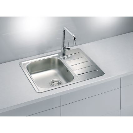 ALVEUS 1125356 - Fregadero de cocina LINE 61,5 x 50 cm acero inoxidable/satinado