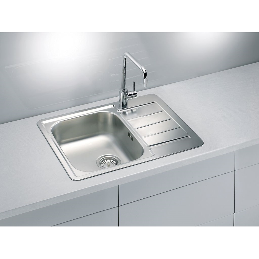 ALVEUS 1125356 - Fregadero de cocina LINE 61,5 x 50 cm acero inoxidable/satinado