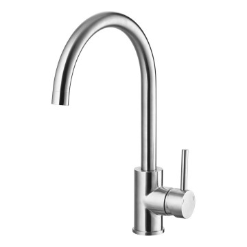 ALVEUS 1129028 - Grifo para fregadero ELZA 35,1 cm, acero inoxidable