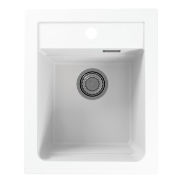 ALVEUS 1139079 - Fregadero de cocina ATROX 50x40 cm granito/blanco