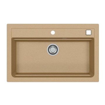 ALVEUS 1140445 - Fregadero de cocina ATROX 79x50 cm granito/beige