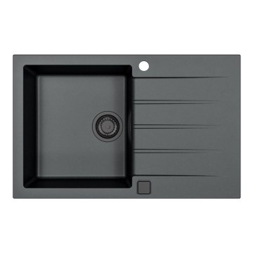 ALVEUS 1148159 - Fregadero de cocina CADIT 79x50 cm granito/negro