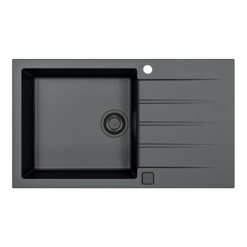 ALVEUS 1148160 - Fregadero de cocina CADIT 86x50 cm granito/negro