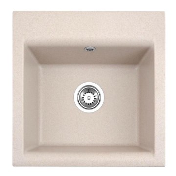ALVEUS 1149111 - Fregadero de cocina GEM 50x50 cm granito/beige