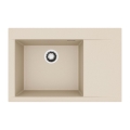 ALVEUS 1149301 - Fregadero de cocina PURE 79 x 51,5 cm granito/beige