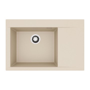 ALVEUS 1149301 - Fregadero de cocina PURE 79 x 51,5 cm granito/beige