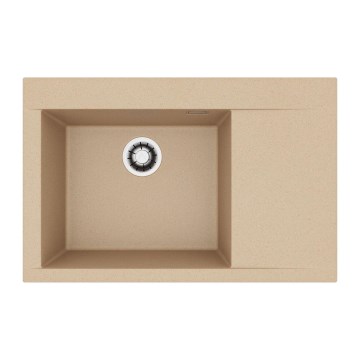 ALVEUS 1149302 - Fregadero de cocina PURE 79x51,5 cm granito/marrón