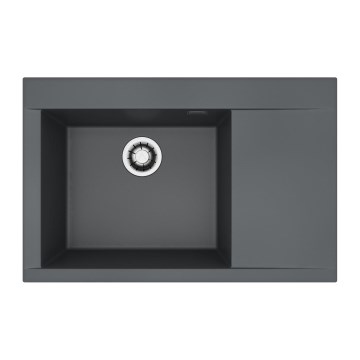 ALVEUS 1149303 - Fregadero de cocina PURE 79 x 51,5 cm granito/antracita