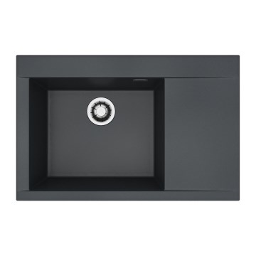 ALVEUS 1149304 - Fregadero de cocina PURE 79x51,5 cm granito/negro