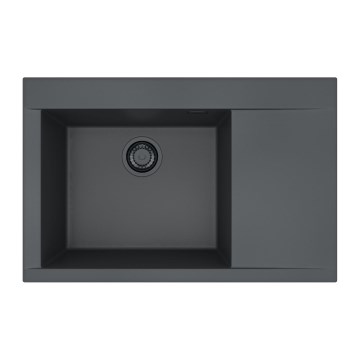 ALVEUS 1149305 - Fregadero de cocina PURE 79x51,5 cm granito/negro