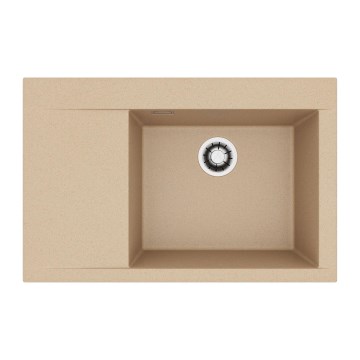 ALVEUS 1149501 - Fregadero de cocina PURE 79x51,5 cm granito/marrón