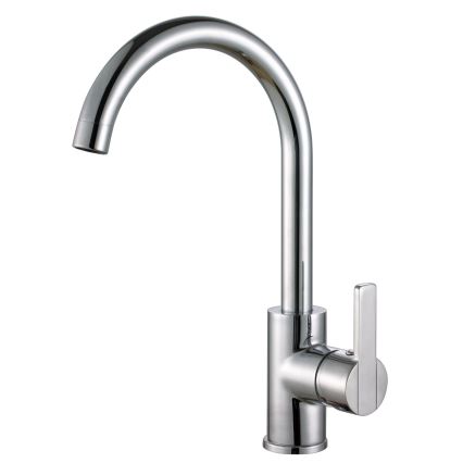ALVEUS SET0026 - Fregadero de cocina LINE 79x50 cm + grifo de cocina TONIA 29,5 cm cromo satinado/brillante