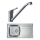 ALVEUS SETA259 - Fregadero de cocina BASIC 78x43,5 cm + grifo para fregadero RIVIERA 14,8 cm, acabado satinado/cromo brillante