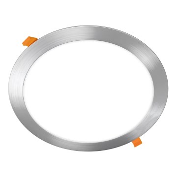 APLED - Lámpara empotrable de baño LED RONDO LED/24W/230V IP40 diá. 30 cm cromo mate