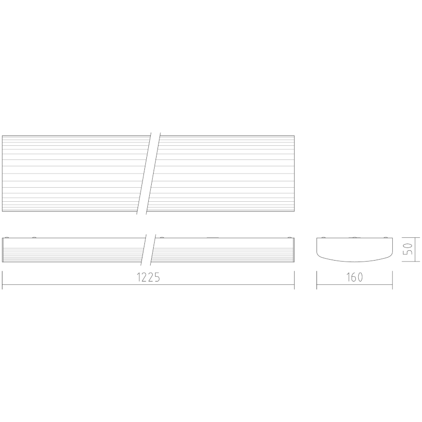 APLED - Lámpara fluorescente LED EeL LED/31W/230V 4112lm