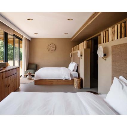 APLED - Lámpara empotrable LED RONDO WOODLINE LED/3W/230V 4000K diá. 9 cm roble madera maciza