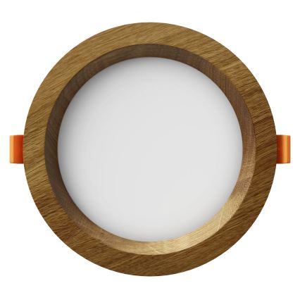 APLED - Lámpara empotrable LED RONDO WOODLINE LED/6W/230V 3000K diá. 15 cm roble madera maciza