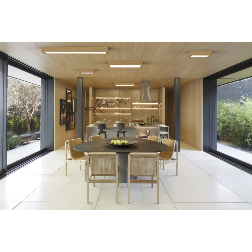 APLED - Panel LED de superficie QUADRA LED/42W/230V roble
