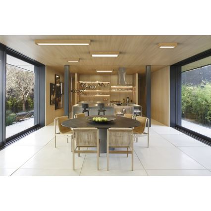 APLED - Plafón LED QUADRA LED/24W/230V roble